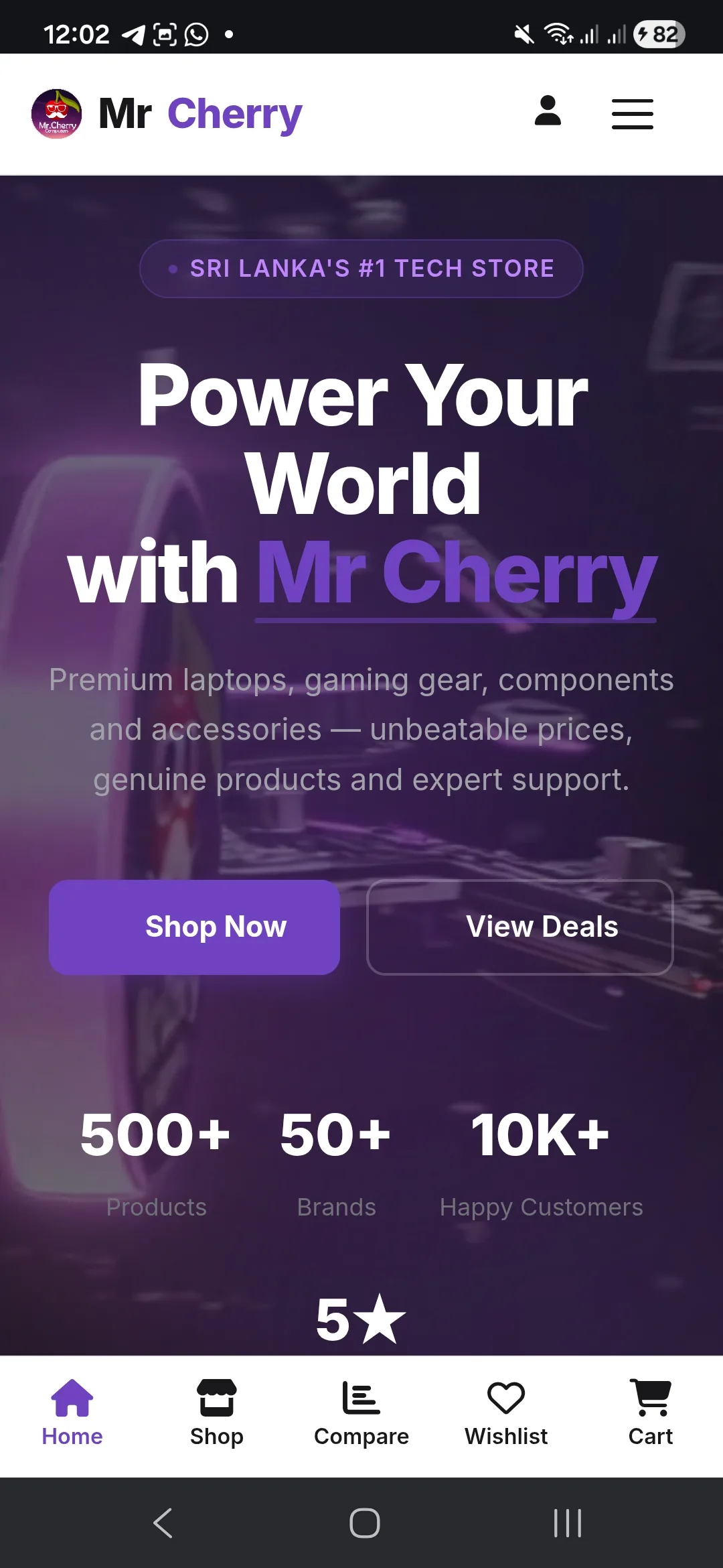 Mr Cherry - E commerce Website