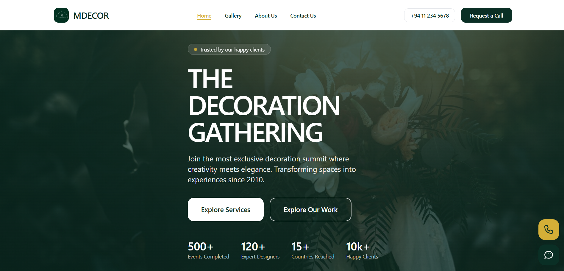 MDECOR – Event Decor Booking & Operations Management System gallery image