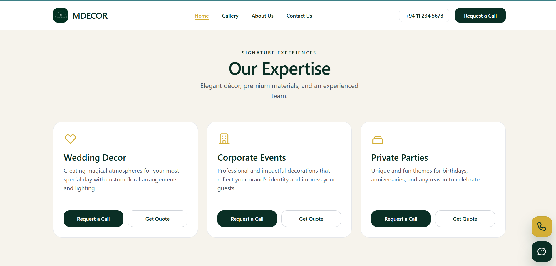 MDECOR – Event Decor Booking & Operations Management System gallery image